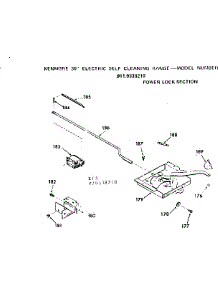 Power Lock Section parts for Kenmore Range 911.9338210 (9119338210, 911 9338210) from AppliancePartsPros.com