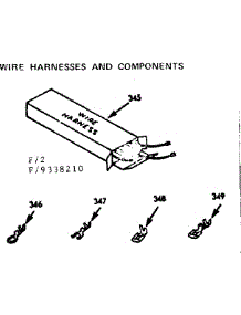 Wire Harnesses And Components parts for Kenmore Range 911.9338210 (9119338210, 911 9338210) from AppliancePartsPros.com
