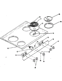 Cooktop parts for Kenmore Range 119.9738810 (1199738810, 119 9738810) from AppliancePartsPros.com