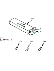 Wire Harnesses And Components parts for Kenmore Range 911.9108011 (9119108011, 911 9108011) from AppliancePartsPros.com