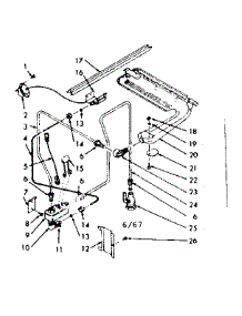 Burner Section parts for Kenmore Range 103.3266751 (1033266751, 103 3266751) from AppliancePartsPros.com