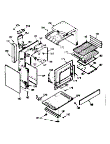 Lower Body Section parts for Kenmore Range 103.7867340 (1037867340, 103 7867340) from AppliancePartsPros.com