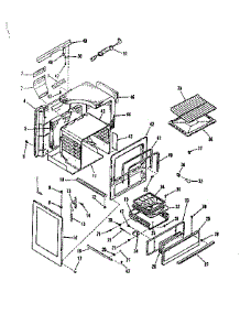 Body Section parts for Kenmore Range 911.6188710 (9116188710, 911 6188710) from AppliancePartsPros.com