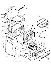 Body Section parts for Kenmore Range 911.6148511 (9116148511, 911 6148511) from AppliancePartsPros.com