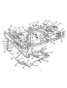 Burner Section parts for Kenmore Range 103.726610 (103726610, 103 726610) from AppliancePartsPros.com