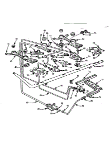 Burner Section parts for Kenmore Range 103.730622 (103730622, 103 730622) from AppliancePartsPros.com