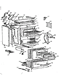 Body Section parts for Kenmore Range 103.7464000 (1037464000, 103 7464000) from AppliancePartsPros.com