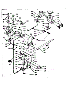 Burner Section parts for Kenmore Range 103.7377020 (1037377020, 103 7377020) from AppliancePartsPros.com