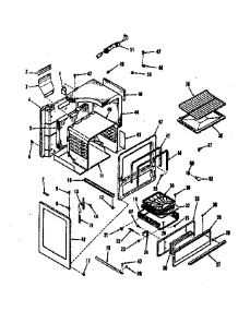 Body Section parts for Kenmore Range 911.6148811 (9116148811, 911 6148811) from AppliancePartsPros.com
