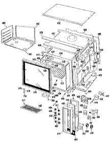 Upper Body Section parts for Kenmore Range 911.9851192 (9119851192, 911 9851192) from AppliancePartsPros.com