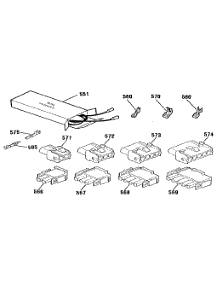 Wire Harnesses And Components parts for Kenmore Range 911.9851192 (9119851192, 911 9851192) from AppliancePartsPros.com