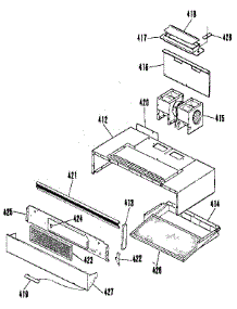 Hood Section parts for Kenmore Range 911.9851192 (9119851192, 911 9851192) from AppliancePartsPros.com