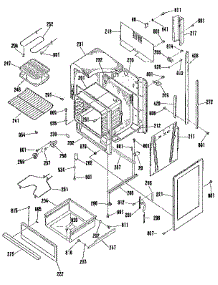 Lower Body Section parts for Kenmore Range 911.9851192 (9119851192, 911 9851192) from AppliancePartsPros.com