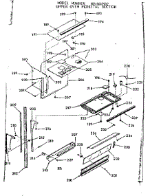 Upper Oven Pedestal Section parts for Kenmore Range 103.9887912 (1039887912, 103 9887912) from AppliancePartsPros.com