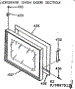 Microwave Oven Door Section