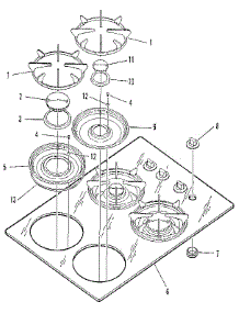 Main Top Section parts for Kenmore Range 911.3378811 (9113378811, 911 3378811) from AppliancePartsPros.com