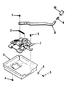 Power Lock Section parts for Kenmore Range 911.9808710 (9119808710, 911 9808710) from AppliancePartsPros.com