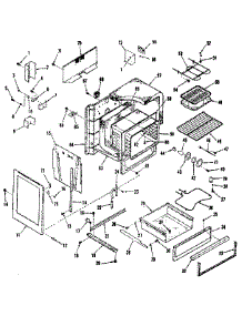 Lower Section parts for Kenmore Range 911.9808710 (9119808710, 911 9808710) from AppliancePartsPros.com