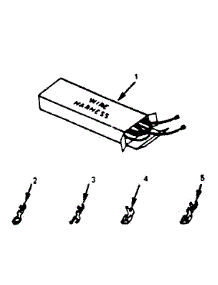 Wire Harnesses And Components parts for Kenmore Range 911.9808710 (9119808710, 911 9808710) from AppliancePartsPros.com
