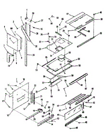 Upper Body Section parts for Kenmore Range 911.9808710 (9119808710, 911 9808710) from AppliancePartsPros.com