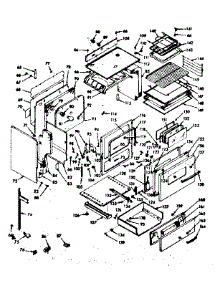 Body Section parts for Kenmore Range 103.9166960 (1039166960, 103 9166960) from AppliancePartsPros.com