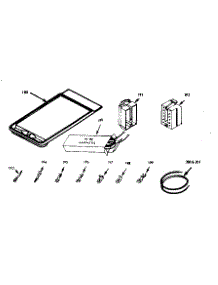 Wire Harnesses, Components & Set-On Griddle parts for Kenmore Range 103.9166960 (1039166960, 103 9166960) from AppliancePartsPros.com