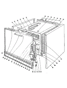 Lower Oven Section parts for Kenmore Range 101.9136600 (1019136600, 101 9136600) from AppliancePartsPros.com