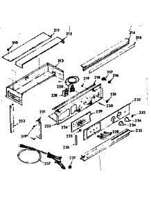 Control Panel Section parts for Kenmore Range 103.4227290 (1034227290, 103 4227290) from AppliancePartsPros.com