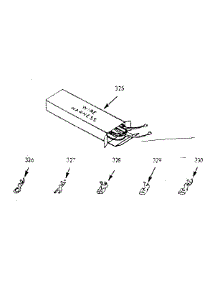 Wire Harnesses And Components parts for Kenmore Range 103.9357001 (1039357001, 103 9357001) from AppliancePartsPros.com