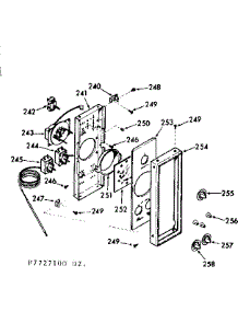Upper Body Control Panel parts for Kenmore Range 103.7727160 (1037727160, 103 7727160) from AppliancePartsPros.com