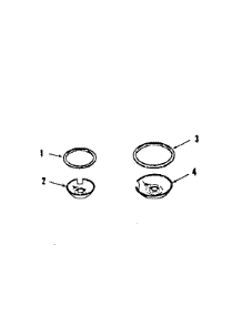Optional Porcelain Pan And Chrome Ring Kit No. 8067111 parts for Kenmore Range 103.6348412 (1036348412, 103 6348412) from AppliancePartsPros.com