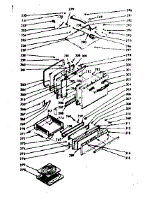 Oven And Broiler Doors And Locking System parts for Kenmore Range 103.7337000 (1037337000, 103 7337000) from AppliancePartsPros.com