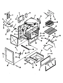 Body Section parts for Kenmore Range 911.9388810 (9119388810, 911 9388810) from AppliancePartsPros.com