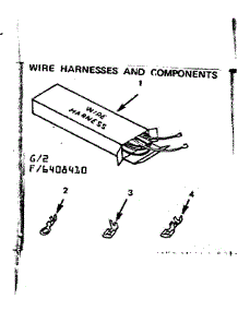 Wire Harnesses And Components parts for Kenmore Range 911.6408410 (9116408410, 911 6408410) from AppliancePartsPros.com