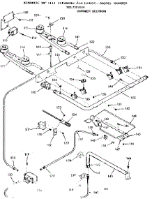 Burner Section parts for Kenmore Range 103.7387814 (1037387814, 103 7387814) from AppliancePartsPros.com