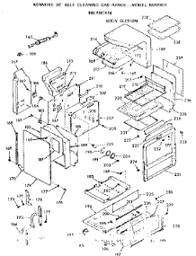 Body Section parts for Kenmore Range 103.7387814 (1037387814, 103 7387814) from AppliancePartsPros.com