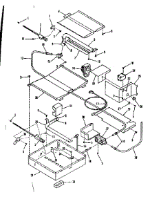 Broiler & Oven Burner Section parts for Kenmore Range 911.7318710 (9117318710, 911 7318710) from AppliancePartsPros.com