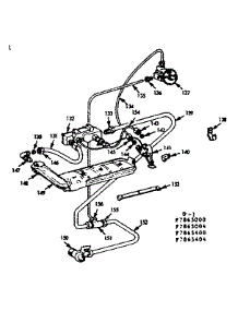 Upper Oven Burner parts for Kenmore Range 103.7865000 (1037865000, 103 7865000) from AppliancePartsPros.com