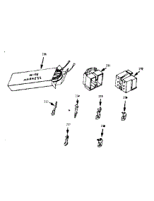 Wire Harness And Components parts for Kenmore Range 103.9336800 (1039336800, 103 9336800) from AppliancePartsPros.com