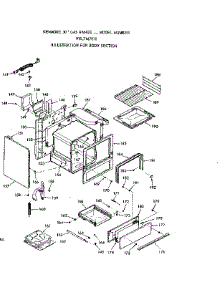 Body Section parts for Kenmore Range 911.7147811 (9117147811, 911 7147811) from AppliancePartsPros.com