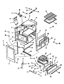 Lower Body Section parts for Kenmore Range 911.7838710 (9117838710, 911 7838710) from AppliancePartsPros.com