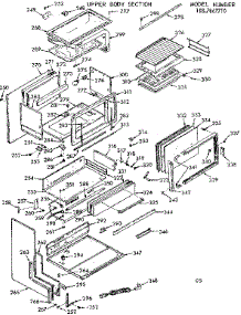 Upper Body Section parts for Kenmore Range 103.7867710 (1037867710, 103 7867710) from AppliancePartsPros.com