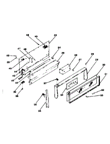 Backguard Section Model 119.7498610 parts for Kenmore Range 911.7498610 (9117498610, 911 7498610) from AppliancePartsPros.com