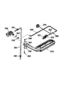 Upper Oven Burner Section parts for Kenmore Range 103.7847340 (1037847340, 103 7847340) from AppliancePartsPros.com