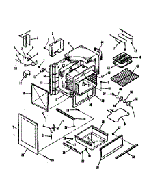 Body Section parts for Kenmore Range 103.6408710 (1036408710, 103 6408710) from AppliancePartsPros.com