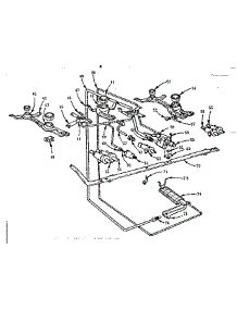 Burner Section parts for Kenmore Range 103.735610 (103735610, 103 735610) from AppliancePartsPros.com