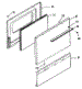 Oven Door And Snap-On Panel