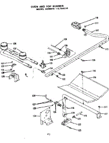 Oven And Top Burner Parts parts for Kenmore Range 119.7058310 (1197058310, 119 7058310) from AppliancePartsPros.com