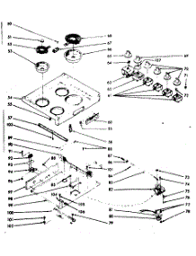 Main Top Section parts for Kenmore Range 103.9317040 (1039317040, 103 9317040) from AppliancePartsPros.com