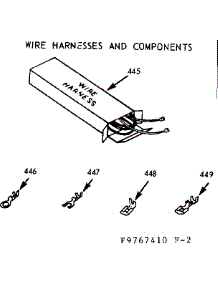 Wire Harnesses And Components parts for Kenmore Range 103.9767440 (1039767440, 103 9767440) from AppliancePartsPros.com